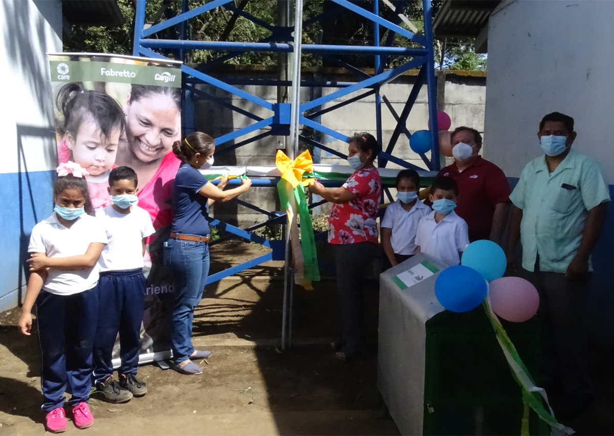Cargill Nicaragua invierte en infraestructura para el suministro de agua en 14 escuelas